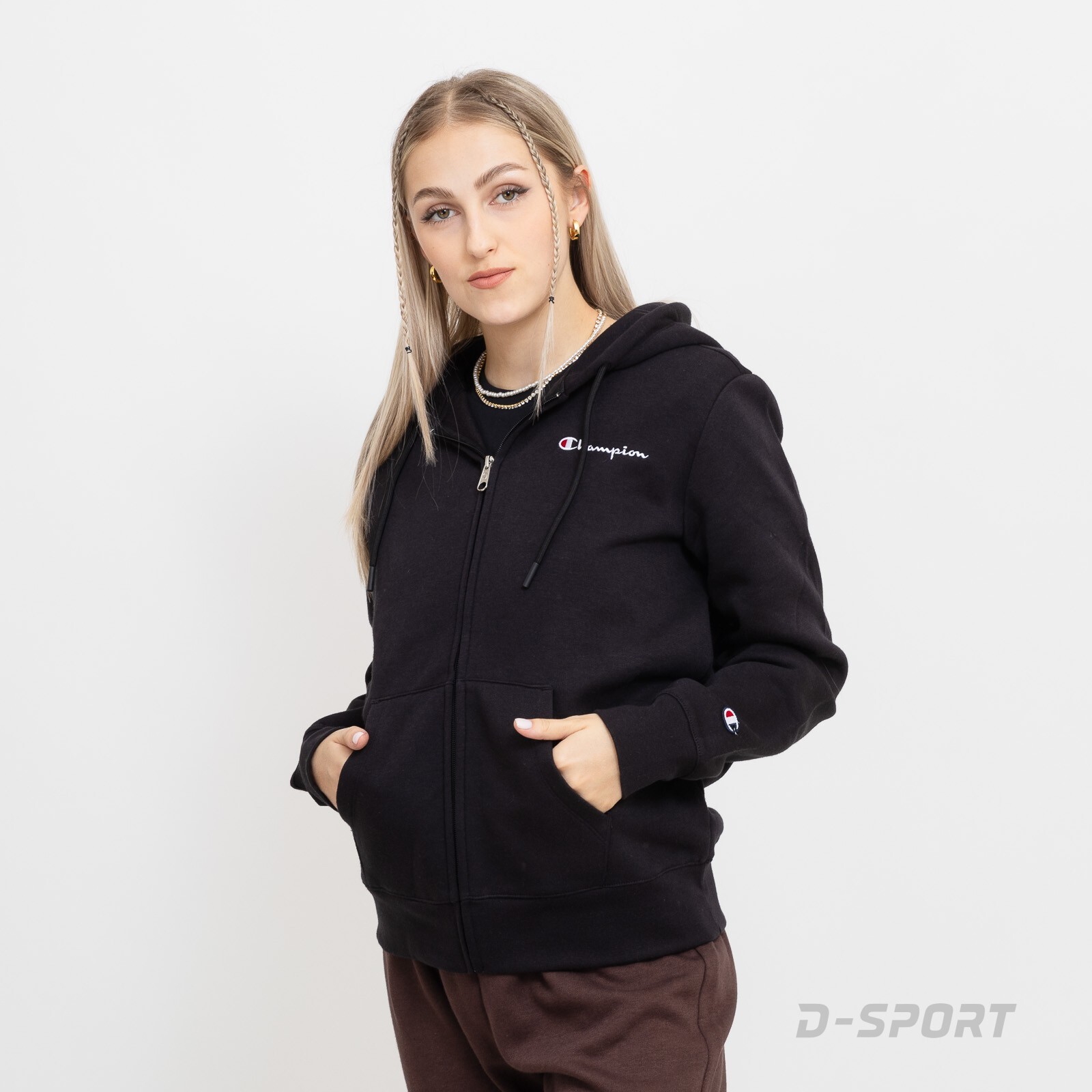 Champion Hooded Sweatshirt | Zip D-Sport Full